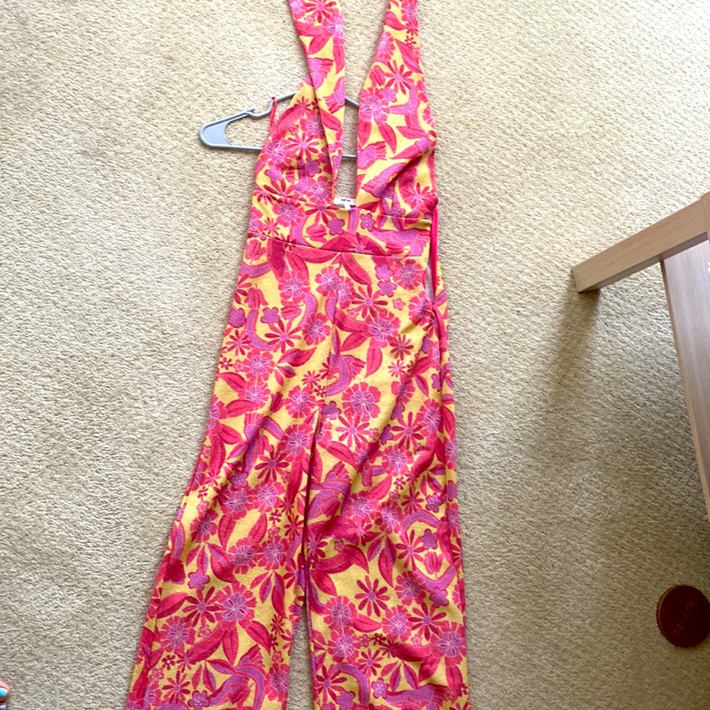 Jumpsuit colorful with shimmer